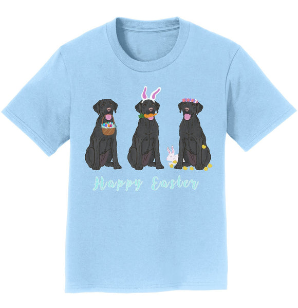 Easter Black Labrador Line Up - Kids' Unisex T-Shirt