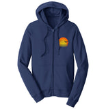 IEF Sunset Logo - Adult Unisex Full-Zip Hoodie Sweatshirt