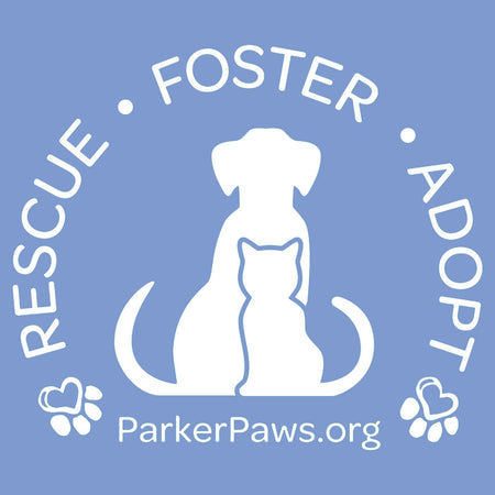Parker Paws Rescue Foster Adopt - Adult Tri-Blend T-Shirt