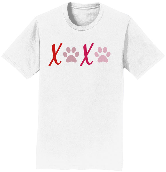 XOXO Paws - Adult Unisex T-Shirt