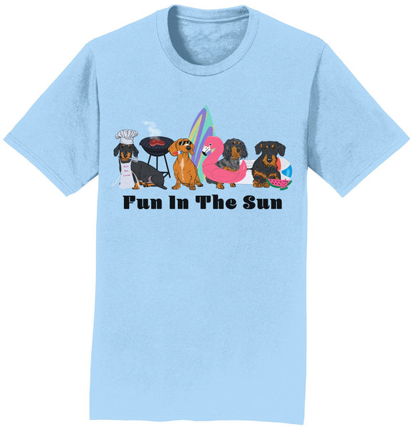 Summer Dachshunds Fun in the Sun | T-Shirt