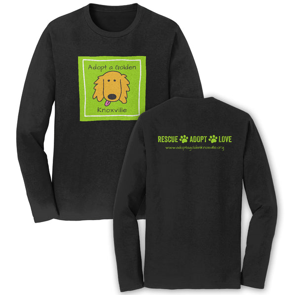 AGK Rescue Adopt Love - Adult Unisex Long Sleeve T-Shirt