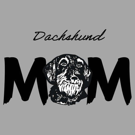 Wire Haired Dachshund Breed Mom - Women's V-Neck T-Shirt