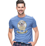 Gold Ribbon 25 Years Puppy - Adult Tri-Blend T-Shirt