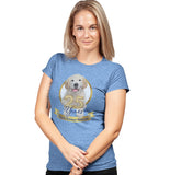 Gold Ribbon 25 Years Puppy - Women's Tri-Blend T-Shirt