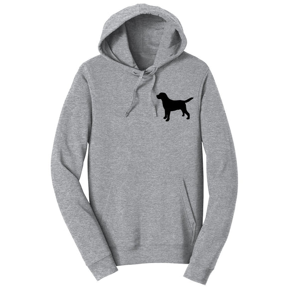 Labrador Silhouette Small - Adult Unisex Hoodie Sweatshirt
