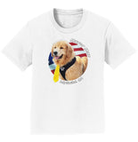 Mayor Max USA Flag Circle - Kids' Unisex T-Shirt