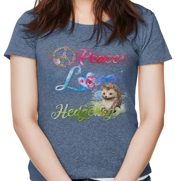 Waterbase Peace Love Horses - Women's Tri-Blend T-Shirt