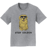 Stay Golden Retriever - Kids' Unisex T-Shirt