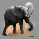 Baby Ellie Elephant - Women's Tri-Blend T-Shirt