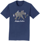 Easter Baby Elephant and Friends  - Adult Unisex T-Shirt