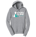 Parker Paws Logo Chews Life - Adult Unisex Hoodie Sweatshirt