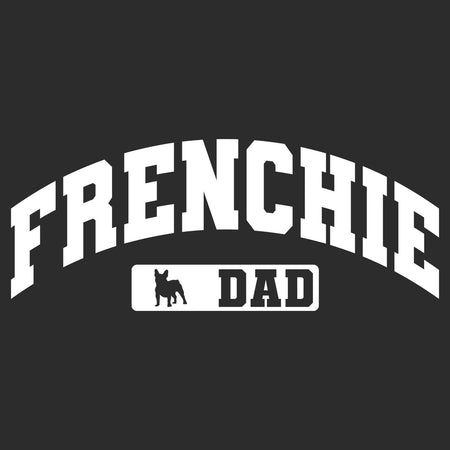 Frenchie Dad - Sport Arch - Adult Unisex Hoodie Sweatshirt