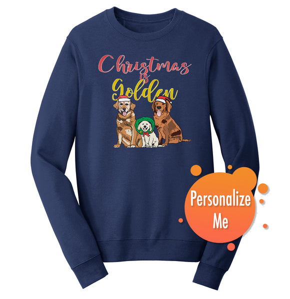 GRRMF Christmas Is Golden - Adult Unisex Crewneck Sweatshirt