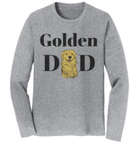 Golden Dad Illustration - Adult Unisex Long Sleeve T-Shirt