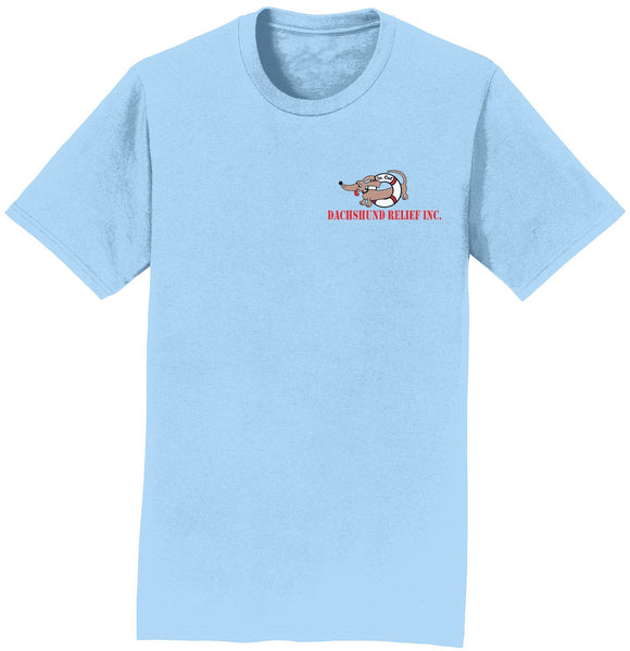 Dachshund Relief Inc - So Cal Dachshund Relief Left Chest Logo - Adult Unisex T-Shirt