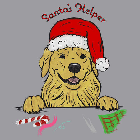 Santa Helper Golden - Adult Unisex Crewneck Sweatshirt