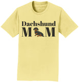 Dachshund Mom Illustration - Adult Unisex T-Shirt