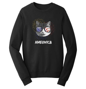 Ameowica - Adult Unisex Crewneck Sweatshirt