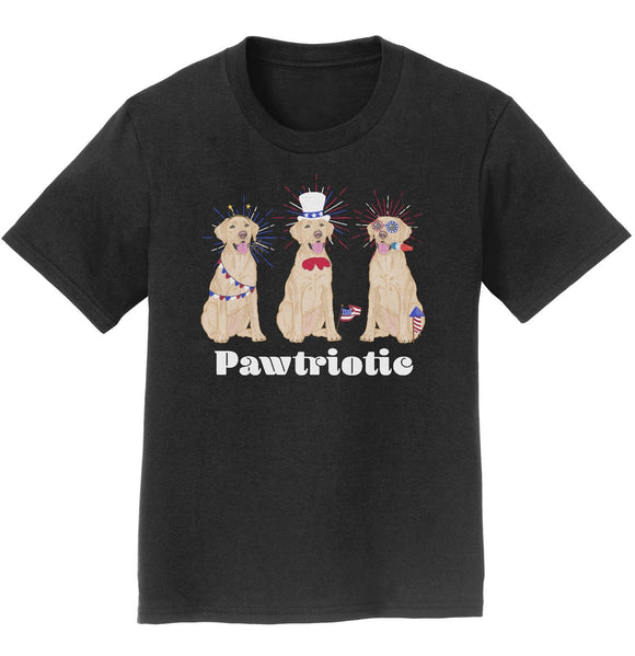 4th of July Lineup Yellow Lab - Kids' Unisex T-Shirt