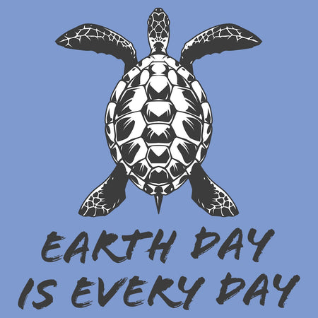 Earth Day Is Every Day - Sea Turtle Design - Women's Tri-Blend T-Shirt