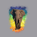 Elephant Rainbow - Adult Adjustable Face Mask