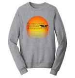 IEF Sunset Logo - Adult Unisex Crewneck Sweatshirt