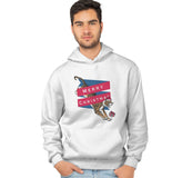 Merry Christmas Tiger - Adult Unisex Hoodie Sweatshirt