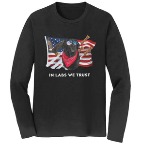 In Lab we Trust Black - Adult Unisex Long Sleeve T-Shirt
