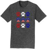 Patriotic Paws - Adult Unisex T-Shirt