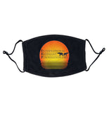 International Elephant Foundation - IEF Sunset Logo - Adult Adjustable Face Mask
