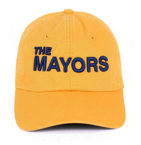 Animal Pride - The Mayors Navy on Gold - Vintage Twill Golf Cap