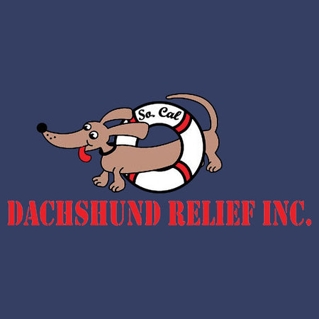 So Cal Dachshund Relief Left Chest Logo - Adult Unisex Full-Zip Hoodie Sweatshirt