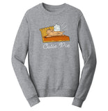 Cutie Pie Yellow Lab - Adult Unisex Crewneck Sweatshirt