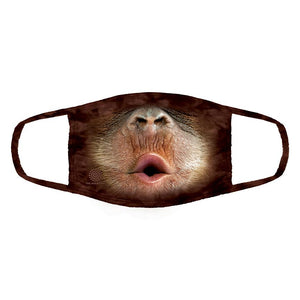 The Mountain - Big Face Baby Orangutan - Adult Unisex Face Mask