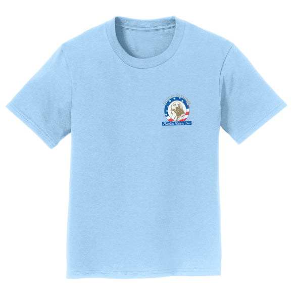GRFR - Golden Retriever Freedom Rescue Logo - Left Chest - Kids' Unisex T-Shirt