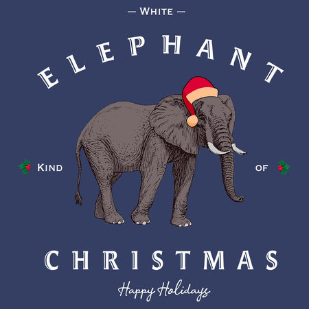 Elephant Christmas - Adult Unisex Long Sleeve T-Shirt
