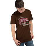 Hippopotamus for Christmas - Adult Unisex T-Shirt