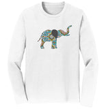 Elephant Mosaic Long Sleeve T-Shirt | International Elephant Foundation