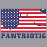 Pawtriotic Flag Dog - Adult Unisex Crewneck Sweatshirt