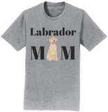 Yellow Labrador Mom Illustration - Adult Unisex T-Shirt