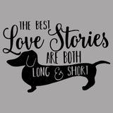 Dachshund Love Stories - Women's V-Neck Long Sleeve T-Shirt