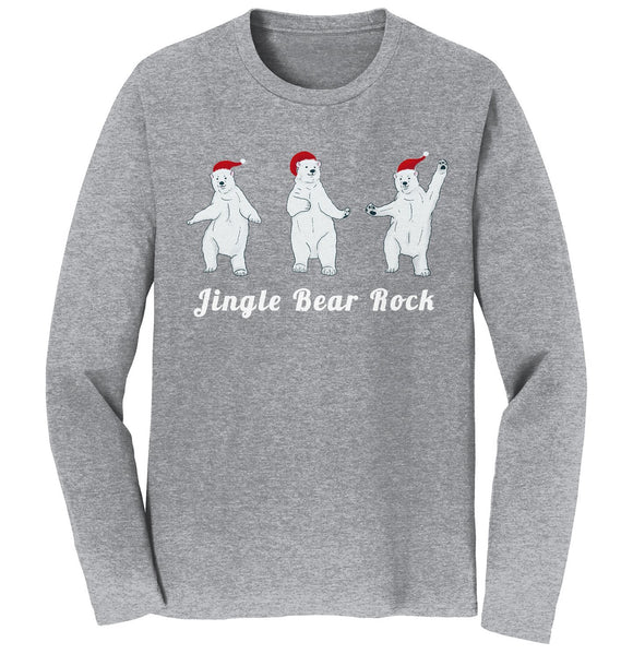 Jingle Bear Rock - Adult Unisex Long Sleeve T-Shirt