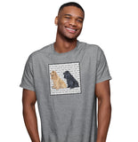 Animal Pride - American Cocker Spaniel Love Text - Adult Unisex T-Shirt