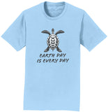 Earth Day Is Every Day - Sea Turtle Design - Adult Unisex T-Shirt