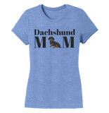 Dachshund Mom Illustration - Women's Tri-Blend T-Shirt