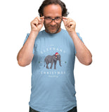 Animal Pride - Elephant Christmas - Adult Unisex T-Shirt