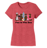 Summer Lineup Chocolate Lab - Women's Tri-Blend T-Shirt