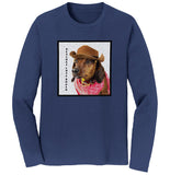 Rodeo Dachshund - Adult Unisex Long Sleeve T-Shirt