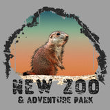 NEW Zoo Prairie Dog Sunset - Adult Tri-Blend T-Shirt